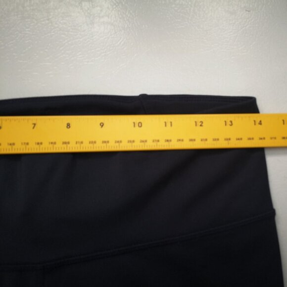 2 / $30.00 - Kirkland Ladies Size Medium Navy w/ Silver Insert Capri Leggings - Picture 7 of 9